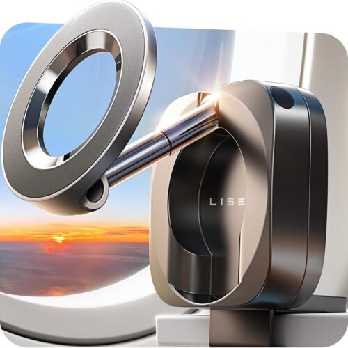 1746339279_717vV59j59L._AC_SL1500_.jpg LISEN Airplane Travel Essentials for Women Phone Holder Baby Long Flight Essentials Flying Must Haves Handsfree for MagSafe Mini Travel Accessories Beach Vacation International Cruise Essentials 2025