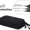 514Z6EC71tL._AC_SL1126_.jpg Ginsco Hard Shell Protection Case Electronic Accessories Organizer Pouch for MacBook Air/pro Adapter Chargers Cables Power Bank, for Sandisk Portable SSD Flash Disk SD Card (Black)