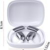 51U911PoZYL._AC_SL1001_.jpg One-Click Translator Earbud, Language Translator Earbuds, A38 Wireless Translation Earbuds Real Time, AI Translation Earbuds, OWS Ear Bud Translator Device for Business Travel (White)