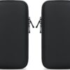 51gSCufPiXS._AC_SL1500_.jpg Canboc Electronics Travel Organizer, MacBook Charger Carrying Case, Electronic Accessories Portable Cable Storage Bag for Charging Cords, Power Adapter, MagSafe, USB Hub, Power Bank, Earbuds, Black