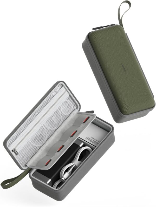610IKNtDD2L._AC_SL1500_.jpg Hagibis Electronics Organizer Travel Case Cable Organizer Bag Pouch Portable Waterproof Carry Case for Cable, Charger,Power Bank, SD Card, Mouse, USB Flash Disk (DPB03 Green)