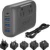 612AKAoQh8L._AC_SL1500_.jpg SOKOO 230-Watt Step Down 100-220V to 110V Voltage Converter, International Power Converter/Travel Adapter- Use for EU/UK/AU/US/India More Than 150 Countries, USB Quick Charger 3.0 Grey