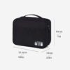612xE6sU2OL._AC_SL1200_.jpg Electronics Organizer, OrgaWise Electronic Accessories Bag Travel Cable Organizer Three-Layer for iPad Mini, Kindle, Hard Drives, Cables, Chargers