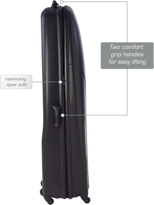 Samsonite Golf 6850 Hard Case Golf Travel Bag, Lightweight & Durable ABS Shell, Multi-Directional Wheels