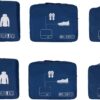 616rSP0SUvL._AC_SL1000_.jpg Packing Cubes Set Travel Luggage Organizers Suitcase Lightweight Accessories Navy Blue