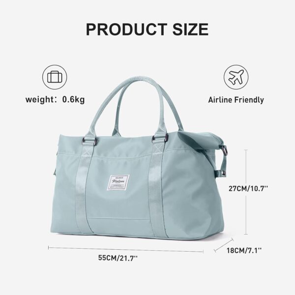 618WpMdNVaL._AC_SL1500_.jpg Sport Travel Duffle Bag Large Gym Tote Bag for Women, Weekender Carry on Bag for Airplane, Ladies Beach Overnight Bag Waterproof Luggage Bag with Wet Pocket