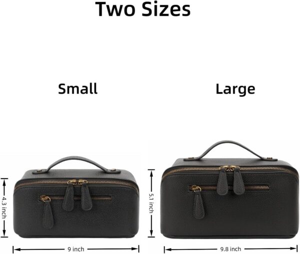 619ZKS7t26L._AC_SL1500_.jpg Electronic Organizer Travel Case, Portable Waterproof PU Leather Tech Pouch, Accessories Storage Bag, Compact Travel Cord Organizer for Cable, Charger, Phone, Earbuds (3L Black)