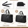 Expandable Travel Duffle Bags Weekender Overnight Bags for Women Men Hospital Bag for Women Labor Delivery with Toiletry Bag Waterproof