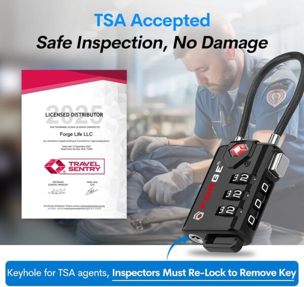 61BnwkulHRL._AC_SL1000_.jpg TSA Approved Cable Luggage Locks, Re-settable Combination with Alloy Body