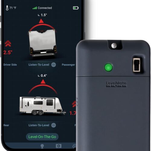 61DKx6y6JCL._AC_SL1500_.jpg LogicBlue Technology LevelMateMAX Wireless RV Leveling System, Bluetooth Leveler for Campers, Must-Have Accessory for Travel Trailers, Effortless Setup for Phones with App