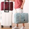 61EPhB6dYIL._AC_SL1001_.jpg 4PCS Foldable Travel Duffel Bag Tote Carry on Luggage Bag Spirit Airlines Personal item Sports Gym Bag Water Resistant Weekender Overnight Bags for Women and Men (Mix Colors)