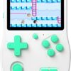 61FDzDZWXRL._AC_SL1500_.jpg 32 Bit Handheld Games for Kids Preloaded 139 Video Games, Portable Video Gaming Player with 3.0" IPS Screen and Rechargeable Battery, Mini Travel Games Electronic Gifts Toys for Boys Girls, White