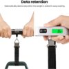 BAGAIL Digital Luggage Scale, 110lbs Hanging Baggage Scale with Backlit LCD Display, Portable Suitcase Weighing Scale, Travel Luggage Weight Scale with Hook, Strong Straps for Travelers