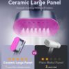61He9G5d9aL._AC_SL1500_.jpg Jack & Rose Travel Steamer for Clothes,110-220V Portable Steamer,15s Heat Up,Steamer & Iron 2 In 1, Travel Size Garment Steamer,Large Ceramic Heat Panel,for Global & Europe Traveling