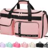61JgTa-cepL._AC_SL1500_.jpg MAXTOP Gym Bag for Women Travel Duffle Carry On Tote Weekender Bag Large Capacity Pink Overnight Bag With Shoe Compartment Gym Tote with Dry and Wet Separation
