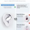 AI Language Translation Earbuds Real-Time, 144 Languages & Accents, Audifonos Traductores Inglés Español, Compatible with iOS & Android, Ideal for Travel, Business, Learning (Deep Black)