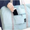 61O541zdtYL._AC_SL1500_.jpg 4PCS Foldable Travel Duffel Bag Tote Carry on Luggage Bag Spirit Airlines Personal item Sports Gym Bag Water Resistant Weekender Overnight Bags for Women and Men (Mix Colors)