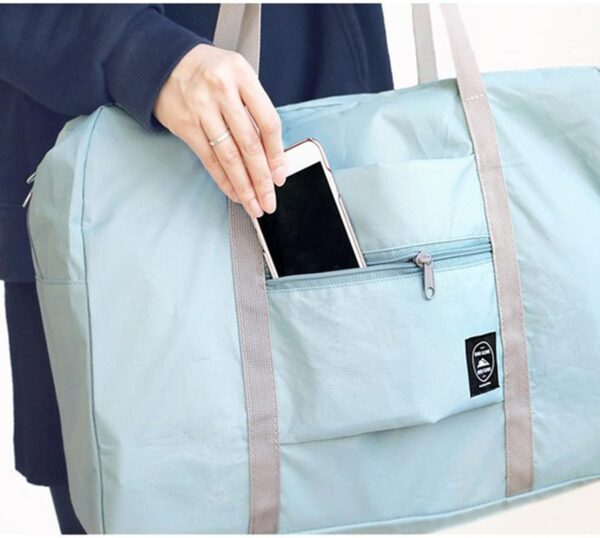 61O541zdtYL._AC_SL1500_.jpg 4PCS Foldable Travel Duffel Bag Tote Carry on Luggage Bag Spirit Airlines Personal item Sports Gym Bag Water Resistant Weekender Overnight Bags for Women and Men (Mix Colors)
