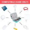 61RWmK6a8rL._AC_SL1500_.jpg Hard Electronic Organizer Travel Case Electronics Accessories Cable Gadget Wire Storage Bag Double Layer Shockproof Box for Charger, Cord, Flash Drive, Apple Pencil, Power Bank, Turquoise