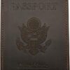 61SFOa1VgL._AC_SL1000_.jpg Leather Passport Cover - Passport Holder Case for Men & Women - Brown