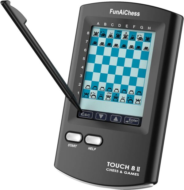 61UIl-AGpL._AC_SL1500_.jpg Handheld Electronic Chess Board 8 in 1 Touch Chess Computer Game Ai Chess Up Smart Electronic Chess Set for Adults, Kids,and Beginners Learn and Travel with Stylus Large LCD Display Gift