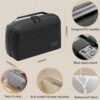 61VAo2DcUzL._AC_SL1000_.jpg Kaxich Travel Electronics Organizer, Electronics Accessories Bag Portable Cable Organizer Case Waterproof Universal for Adapters Memory Cards, USB Cables (Beige)