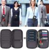 61VdmSgSleL._AC_SL1000_.jpg RFID Family Passport Wallet Holder Waterproof, Travel Document Organizer Credit Card Clutch Bag for Men Women
