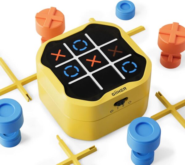 61a-STvPDyL._AC_SL1500_.jpg GiiKER Tic Tac Toe Bolt Game, Original 3-in-1 Handheld Puzzle Game Console, Portable Travel Games for Car Ride, Board Games for Kids and Adults, Birthday Gifts Easter Basket Stuffers for Ages 3+