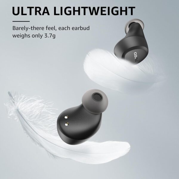 61bACWxzi8L._AC_SL1500_.jpg TOZO A1 Wireless Earbuds Bluetooth 5.3 Light Weight in Ear IPX5 Waterproof Headphones 2 Mic for AI Calls, Immersive Premium Sound Bass Headset with Charging Case, 32 Presets EQ Customization via App