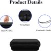 Travel Case for UCOMX/Anker MagGo 3-in-1 Charging Station, Magnetic Foldable Station Storage Holder Bag, Cable Charger Organizer Case for Apple Watch Fast Charger Cable and Adapter, Box Only(Black)