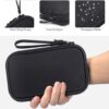 Electronics Organizer Travel Case, 2 Pack Electronic Accessories Carry Case, Waterproof Cable Organizer Bag for Cable, Cord, USB Charger, Phone, Power Bank, Earphone (Small+Big, Black)