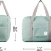 For Spirit Airlines Personal Item Bag 18x14x8 Foldable Travel Duffel Bag Tote Carry on Luggage Duffle Overnight for Women and Men