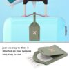 61fxjbuVZL._AC_SL1500_.jpg Melsbrinna Rfid Passport Holder for Travel women/Men Set Travel Suitcase Tag, Cute Passport Wallet Rfid Blocking Card Slots, Rfid Passport Cover/CaseTravel Wallet (Green)