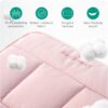 BAGSMART Electronics Organizer Travel Case, Cord Storage for Chargers Cables Phones, Compact Tech Accessories Pouch, Pink