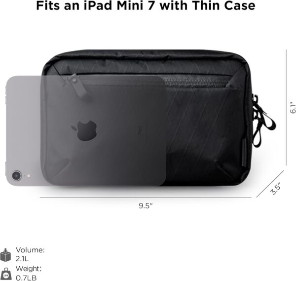 61h-BDwSL._AC_SL1500_.jpg ALPAKA Elements Tech Case - Travel Organizer Pouch for Electronics, Cables, EDC with Weatherproof Fabrics, YKK Zippers