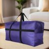 61hG7hmKI1L._AC_SL1360_.jpg Extra Large Storage Duffle Bag with Zippers and Handles, Big Foldable Duffle Bag for Travel