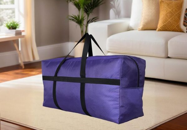 61hG7hmKI1L._AC_SL1360_.jpg Extra Large Storage Duffle Bag with Zippers and Handles, Big Foldable Duffle Bag for Travel