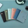 Melsbrinna Premium Leather Passport Holder Covers Case, Waterproof Rfid Blocking Travel Wallet Passport Holder with Pen Holder, Cute Passport Book for Women/Men