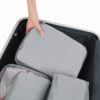 BAGAIL 8 Set Packing Cubes Luggage Packing Organizers for Travel Accessories-Pewter Color