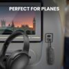 61lx-nm3rdL._AC_SL1024_.jpg Avantree Relay - Premium Airplane Bluetooth 5.3 Adapter, Supports 2 AirPods or Headphones with aptX Adaptive, 3.5mm AUX Jack Wireless Audio Transmitter for Planes, Airline, Travel, TV