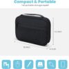 61ozjrdacYL._AC_SL1500_.jpg Electronics Organizer Bag, Portable Cable Organizer Case Travel Electronic Accessories Storage Case - Travel storage bag for Cables, Chargers, Phone, SD Cards - Black