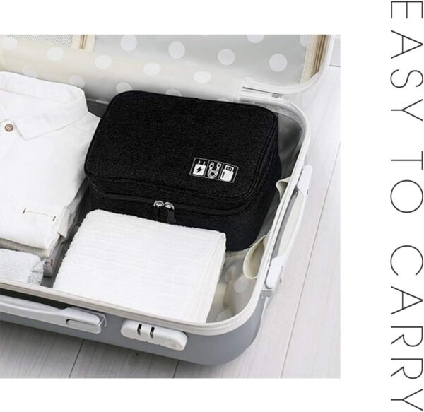 61piH7nHkyL._AC_SL1200_.jpg Electronics Organizer, OrgaWise Electronic Accessories Bag Travel Cable Organizer Three-Layer for iPad Mini, Kindle, Hard Drives, Cables, Chargers