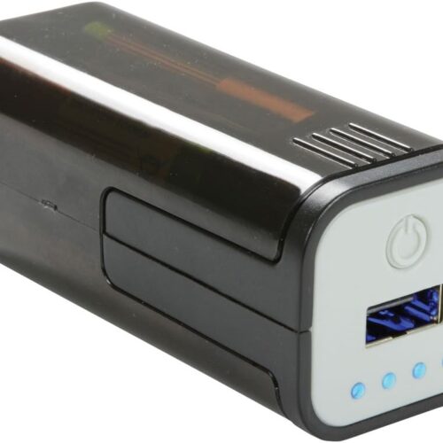 POW1 – Emergency USB Battery Powered Power Bank Compact Portable uses 4 AA Ideal for Smartphones, Tablets, Mobile, Apple, iPhone, Android/5055751557704