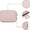 BAGSMART Large Electronics Organizer Travel Case, Travel Essentials, Cord Organizer Travel Cable Organizer Bag, Travel Accessories for Women, Pink