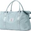 61w-P5EjusL._AC_SL1500_.jpg Sport Travel Duffle Bag Large Gym Tote Bag for Women, Weekender Carry on Bag for Airplane, Ladies Beach Overnight Bag Waterproof Luggage Bag with Wet Pocket