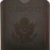 61w4EoTuVIL._AC_SL1000_.jpg Leather Passport Cover - Passport Holder Case for Men & Women - Brown