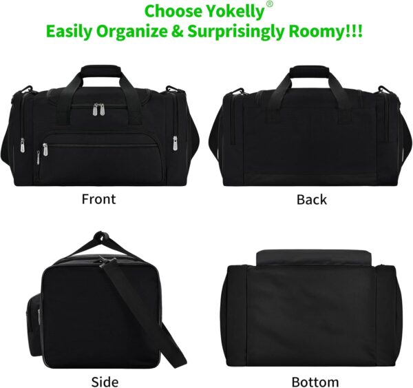 61wkkBPzItL._AC_SL1500_.jpg Sports Duffel Bag 20 inch for Travel Gym - Black