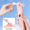 61x27cdXlLL._AC_SL1500_.jpg SWEETFULL Portable Handheld Mini Fan with LED Display, 2-in-1 Personal Foldable USB Rechargeable Hand Held Fan & Flashlight for Travel, Lash Eyelash, Cute Small Pocket for Women, Girls