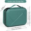 61xRt9LVulL._AC_SL1500_.jpg EVA Electronic Accessories Storage Case Large Shockproof Waterproof Storage Bag for Electronics Organizer Portable Cable Storage Bag for Travel or Work (Green, Double Layer)