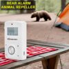 61zQZq6S8aL._AC_SL1200_.jpg 135dB Remote Motion Sensor Alarm Loud Sound for Garage, Shed. Portable Battery Operated Keypad Alert for Travel, Camp. Freestanding Indoor Home Security Motion Detecting Siren. Cordless or USB Power